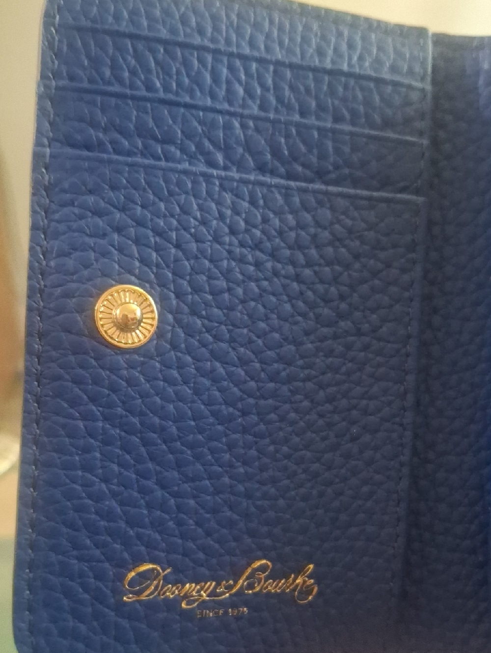 Dooney & Bourke Zip Credit Card Wallet 12 -French Blue💙 - Picture 6 of 8